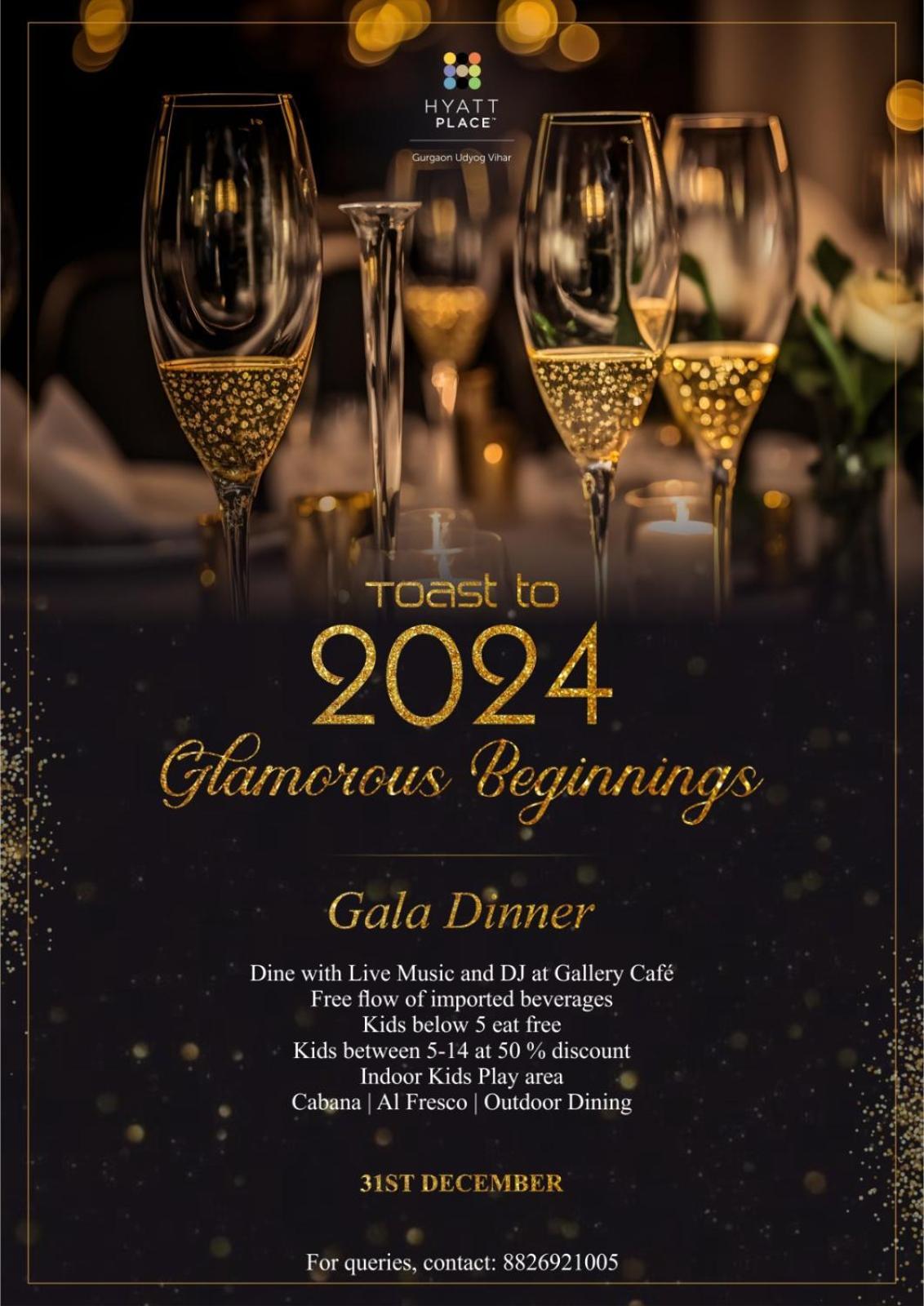 Hyatt Place Gurgaon Udyog Vihar Εξωτερικό φωτογραφία New Year's Eve Gala Dinner at Gallery Cafe